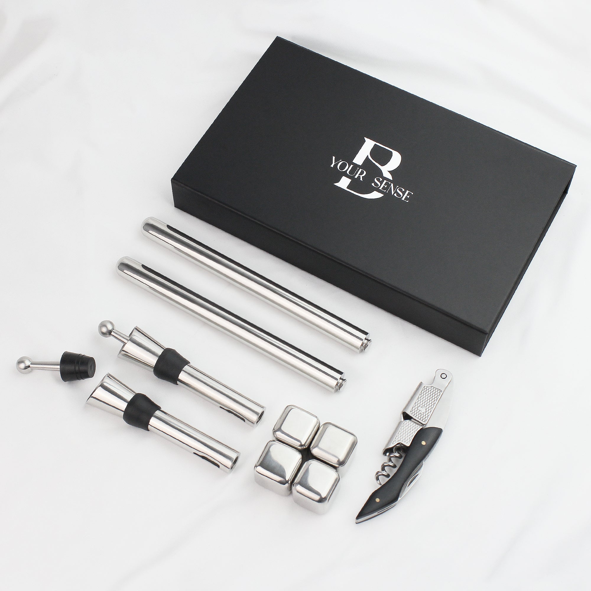 Exclusieve wijnkoeler 11-in-1 giftset