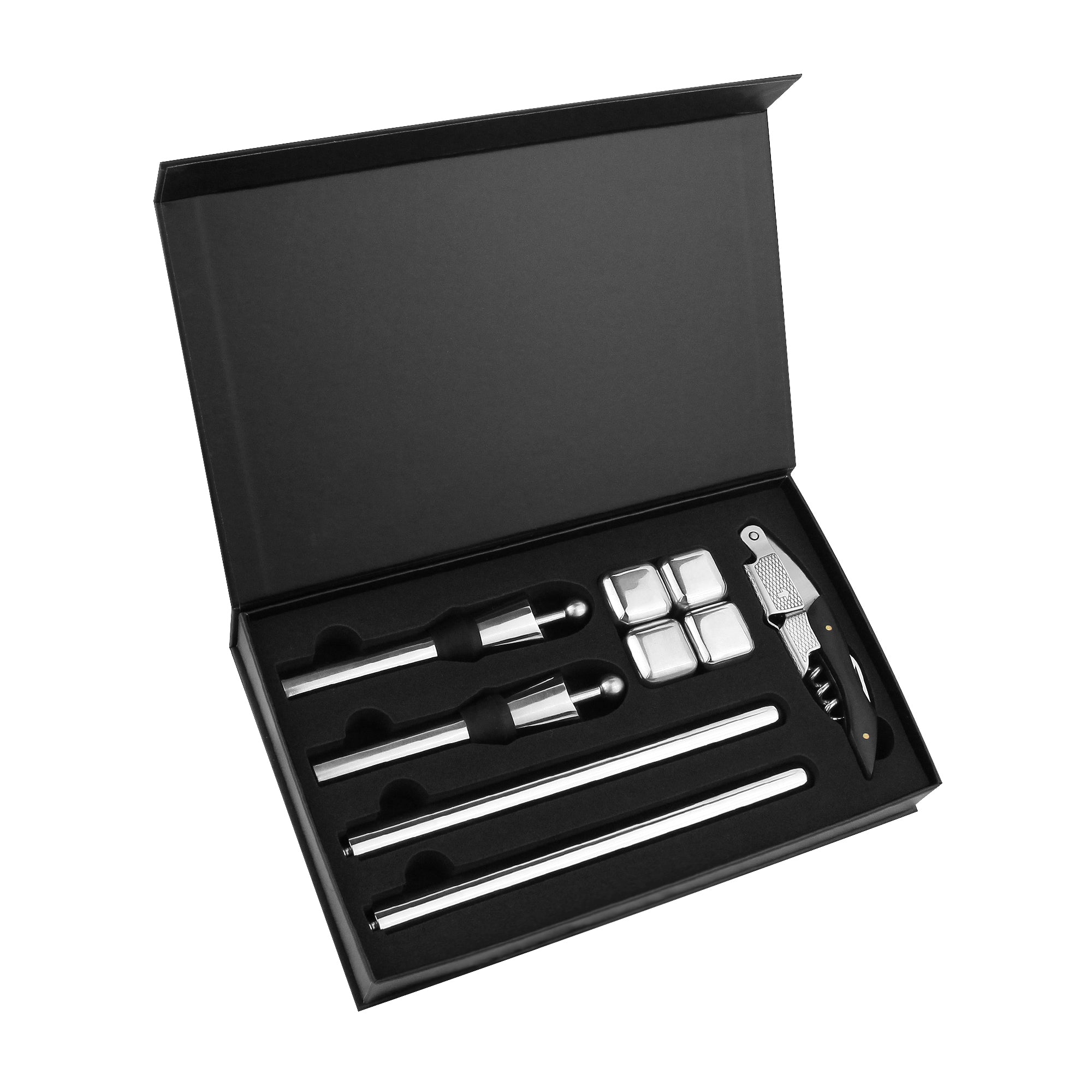 Exclusieve wijnkoeler 11-in-1 giftset