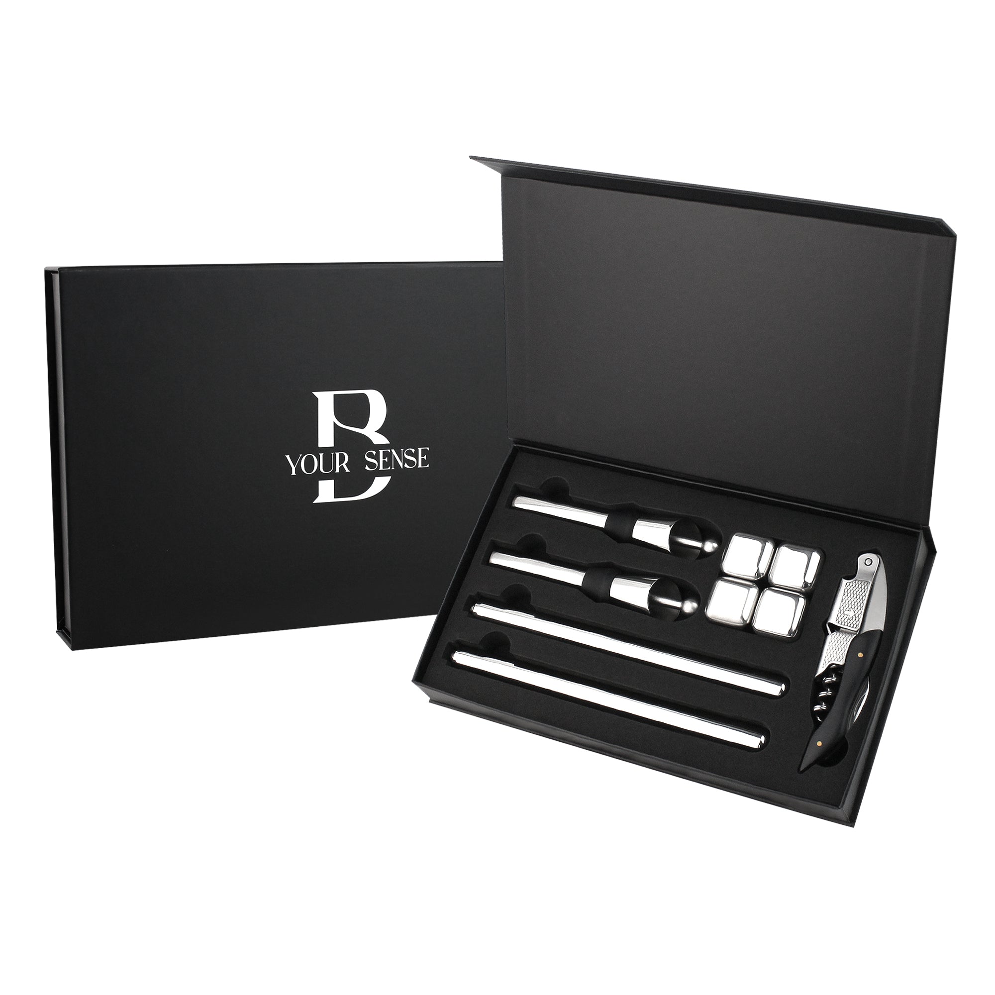 Exclusieve wijnkoeler 11-in-1 giftset